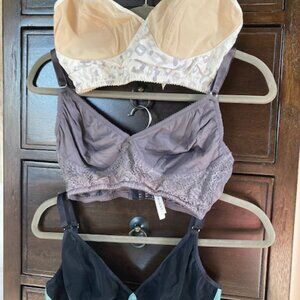 Three beautiful high end Fortnight Wireless Bras
